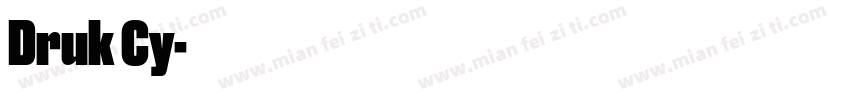 Druk Cy字体转换